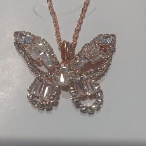 Elegant Butterfly Pendant Necklace